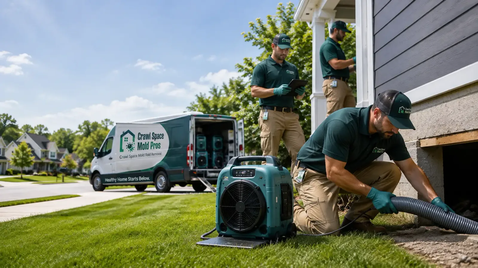 Crawl Space Mold Removal in Fenton, MI